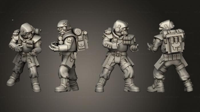 Military figurines (arcadia rifles stormguard bolter nogun 004, STKW_2594) 3D models for cnc
