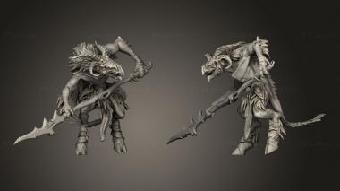 Military figurines Avian Chosen Lance 3d model