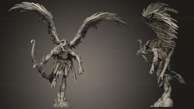 Military figurines Avian Hunter Bow 3d model