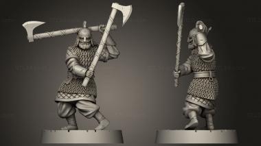 Military figurines axenate 3d model