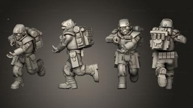 Military figurines arcadia rifles stormguard bolter nogun 010 3d model