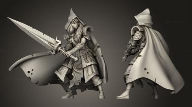 Military figurines Bag Holding bam boh yers freya 3d model