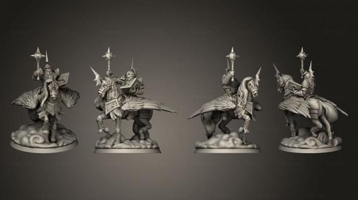 Military figurines (Arch Knight Battle Mage Base, STKW_2614) 3D models for cnc