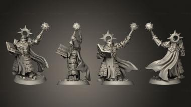 Military figurines Arch Knight Cleric 3d model