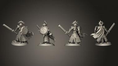 Military figurines Arch Knight Fighter 3d model