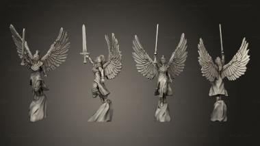 Military figurines archangel miniature version 2 3d model
