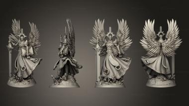 Military figurines Archangels Knowledge Base 3d model