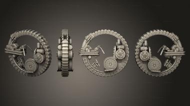 Military figurines Archanical Monowheel 01 3d model
