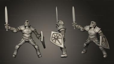 Military figurines Beasts Burden Stretch Goals Rider Bob Sir Basic 3d model