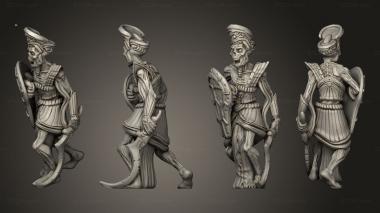 Military figurines Archer Unbased 003 3d model