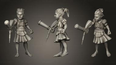 Military figurines Big Daddy and little sister Bioshock 3d model