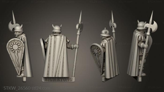 Military figurines (Citadel Guard, STKW_26560) 3D models for cnc