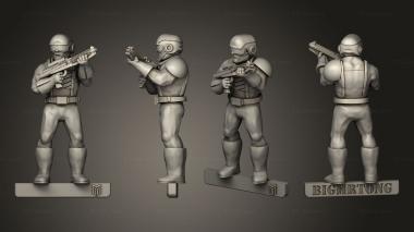 Military figurines Corpifles 3d model