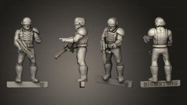 Military figurines Corpifles 3d model
