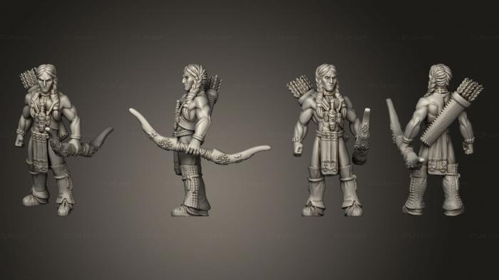 Military figurines (Archer 19, STKW_2661) 3D models for cnc