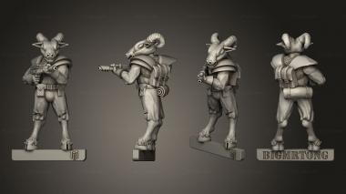 Military figurines Beast Mana 3d model