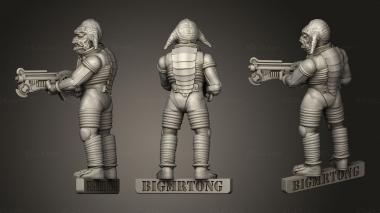 Military figurines Mangalore Mercs 3d model