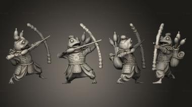 Military figurines Archer 23 3d model