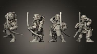 Military figurines Archer 25 3d model