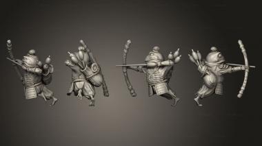 Military figurines Archer 27 3d model