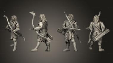 Military figurines Archer 29 3d model