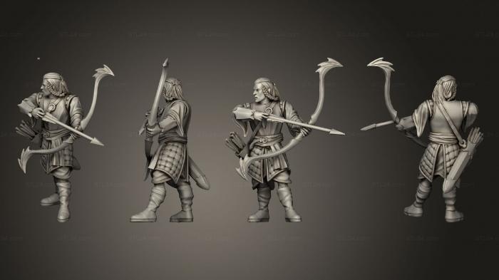 Military figurines (Archer 31, STKW_2673) 3D models for cnc