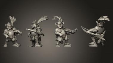 Military figurines Archer 33 3d model