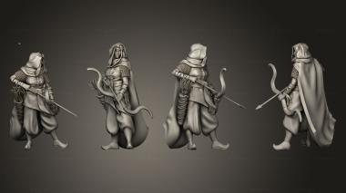 Military figurines Archer 37 3d model