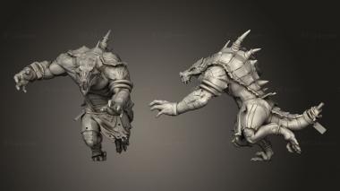 Military figurines Big Saurus Fantasy sport colliers 3d model