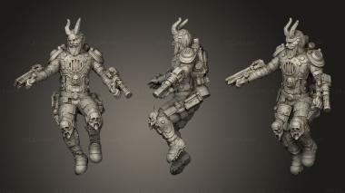Military figurines Bjorn 3d model
