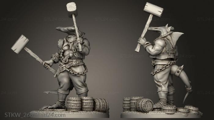 Military figurines (STKW_26822) 3D models for cnc