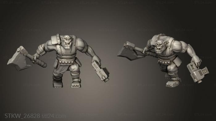 Military figurines (BLA BOYS BOY, STKW_26828) 3D models for cnc