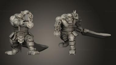 Military figurines BLA BOYS POSE 3d model