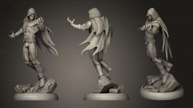Military figurines Black Adam Statue cape mesh 3d model