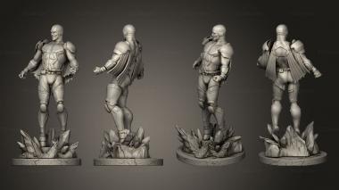 Military figurines Black Bolt Statue 3d model