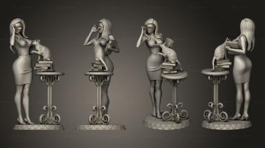 Military figurines Black cat black cat 3d model