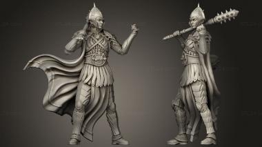 Military figurines Black Dragon Clerics Cleric 3d model