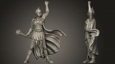Military figurines Black Dragon Clerics Cleric 3d model