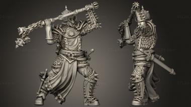 Military figurines Black Dragon Warriors 3d model