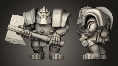 Military figurines Blackken Waster 3d model