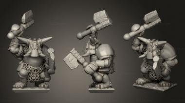 Military figurines Blackken Waster Mini Hummer 3d model