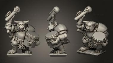Military figurines Blackken Waster Mini Hummer 3d model