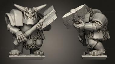 Military figurines Blackken Waster Mini Hammer 3d model