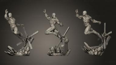 Military figurines Black Panther Statue ers 3d model
