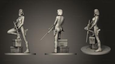 Military figurines Black Widow Black Widow 3d model