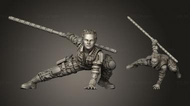 Military figurines BLACK Widow Yelena Belova FLORENCE 3d model