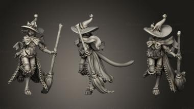 Military figurines Black Witch Tabaxi Caravan 3d model