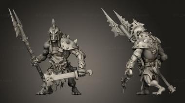 Military figurines Blackmarsh Horde Vart the ves Hunters Spear 3d model