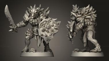 Military figurines Blackrazor Modular 3d model