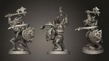 Military figurines Blackrazor Modular 3d model
